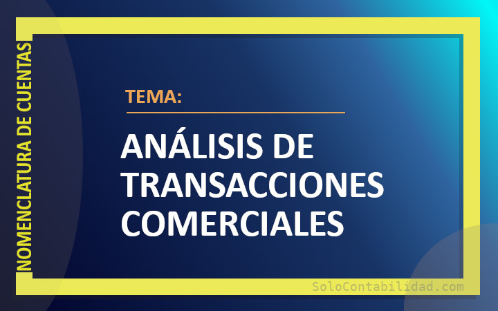 Análisis de transacciones comerciales - Banner