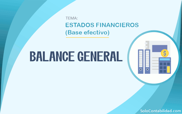 Balance General - Estados financieros