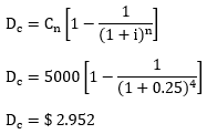 Matemáticas Financieras. - Ejercicios Resueltos Descuento a interés compuesto, Solocontabilidad.com