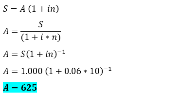 Interés simple, tasa de descuento simple - Matemáticas financieras, soluciones problemas ejercicios - lista de problemas 10. www.solocontabilidad.com