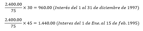 Descuento de letras Descuento de letras